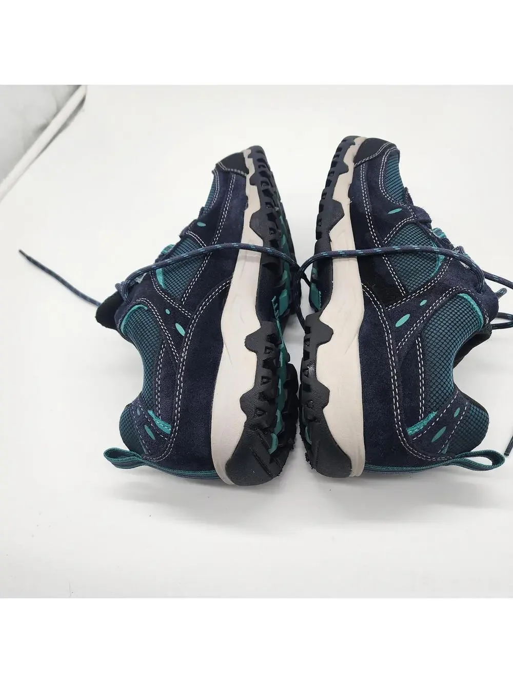 L.L. Bean Trail Model Hiker 4 navy hiking shoes 11 wide - Picture 5 of 8